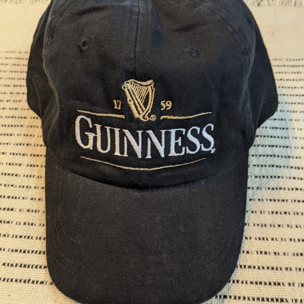 Unisex adjustable Guinness baseball hat